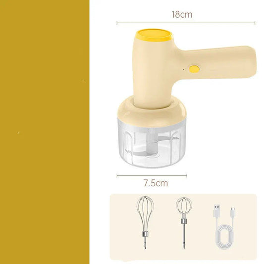2 In 1 Electric Garlic Chopper USB Rechargeable Vegetable