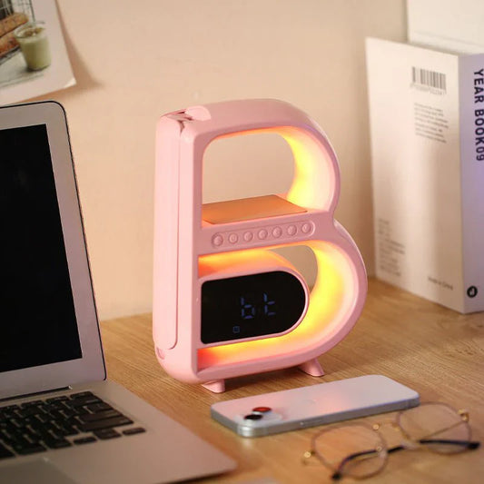 New B-Shaped Blutooth Speaker Multifunctional Smart Music
