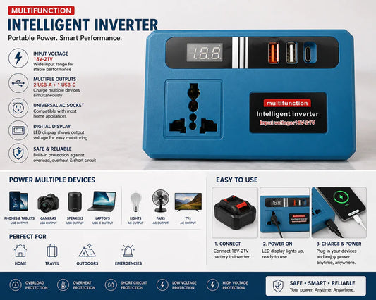 Multifunction Intelligent Power Inverter
