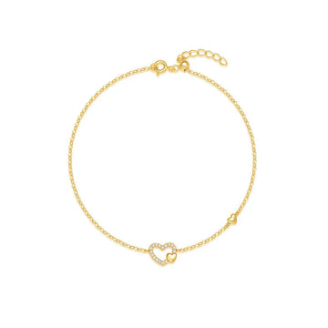 Fashion Ladies Cat Charm Bracelet Silver
